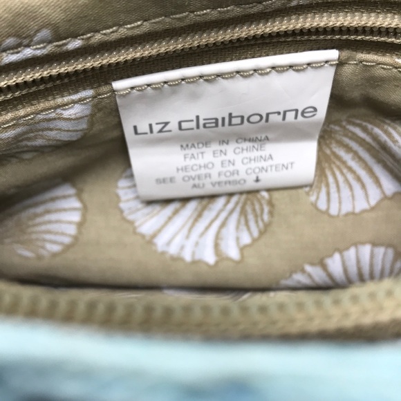 Liz Claiborne shoulder bag. light blue - Picture 3 of 3